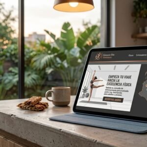 Página Web para  Gimnasio