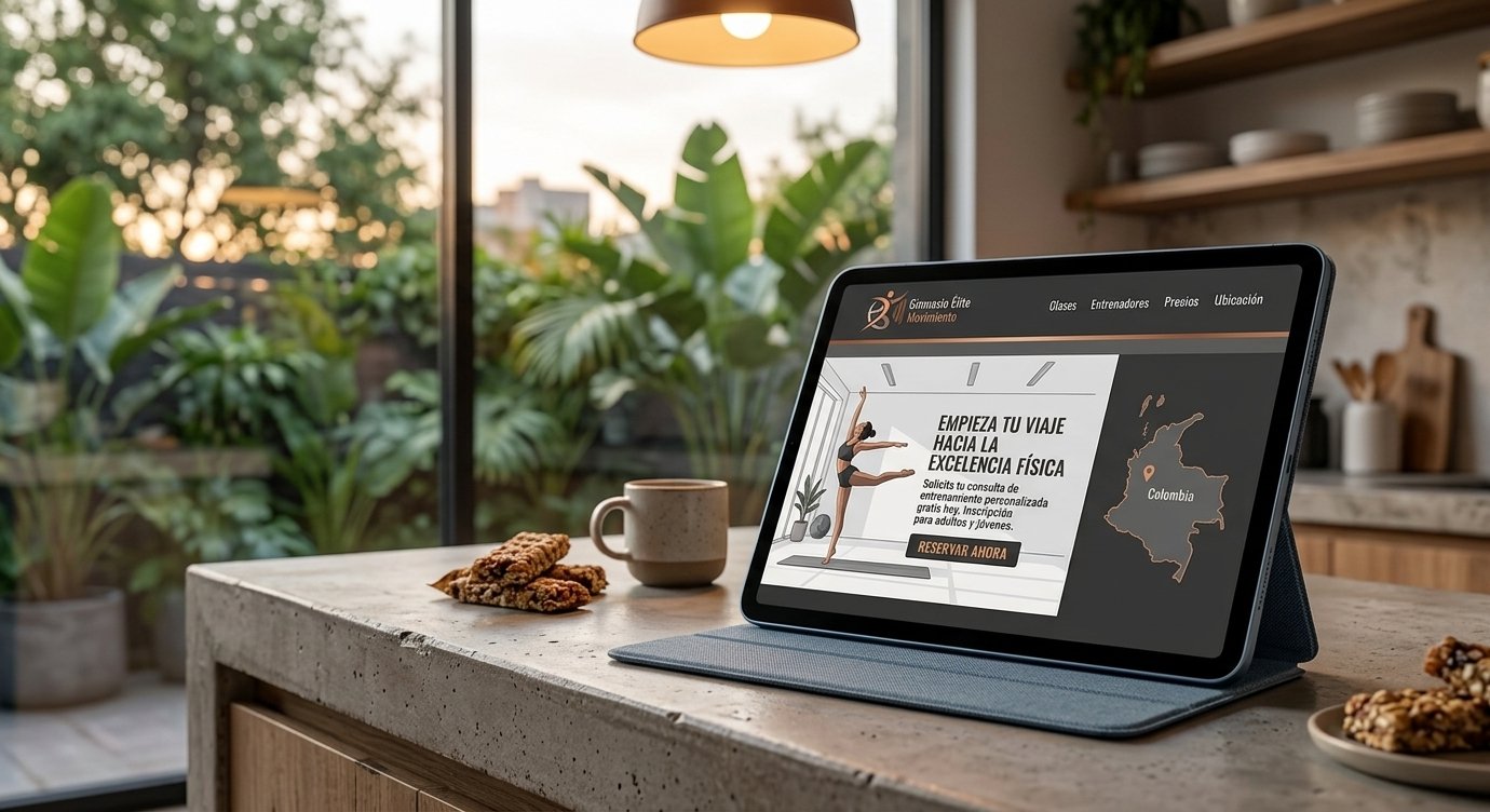 Página Web para Gym y Gimnasio Colombia galería