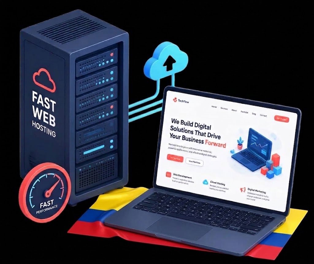 Desarrollo de páginas web y hosting ultra rápido en Colombia